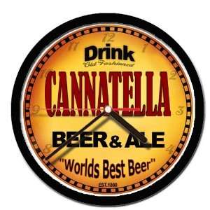  CANNATELLA beer and ale cerveza wall clock: Everything 