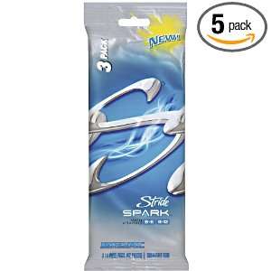 Stride Spark Kinetic Mint 3PK, 42 Count (Pack of 5):  