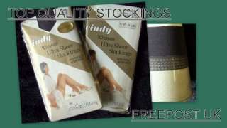   SHEER 10 DENIER MATTE FANCY WELT STOCKINGS ONE SIZE FREEPOST UK  