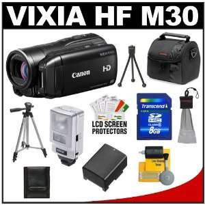  Canon Vixia HF M30 Dual Flash Memory HD Digital Video 