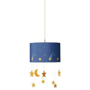   Maripo   One Light Starry Night Pendant, Blue Finish: Home Improvement