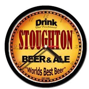  STOUGHTON beer and ale cerveza wall clock: Everything Else