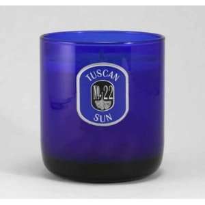    Aspen Bay Capri Blue Chub Cup Candle   Tuscan Sun: Home & Kitchen