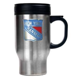   16oz. Stainless Steel NHL Team Logo Travel Mug: Kitchen & Dining