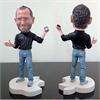 1PCS 18cm Steve Jobs Resin Figurine Figure Model Doll,hand with iphone 