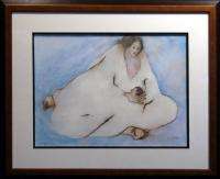 Gorman MOTHER AND CHILD w/custom frame Hand Signed MAKE AN OFFER 