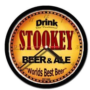  STOOKEY beer and ale cerveza wall clock: Everything Else