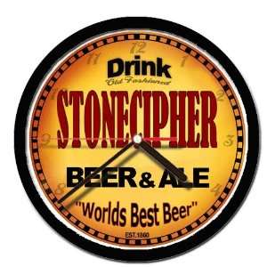  STONECIPHER beer and ale cerveza wall clock: Everything 