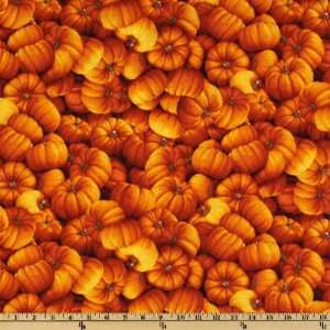   Market Gourds Orange Fabric By The Yard: Arts, Crafts & Sewing