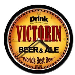  VICTORIN beer and ale cerveza wall clock: Everything Else