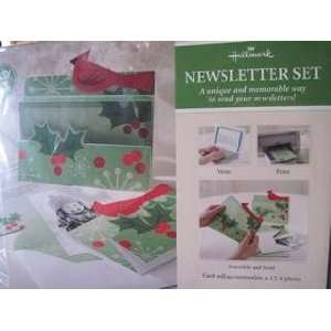   Hallmark Red Cardinal and Holly Newsletter Set: Everything Else