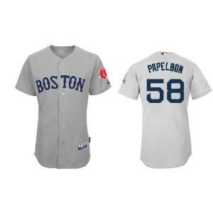  Boston Red Sox #58 Jonathan Papelbon Grey 2011 MLB 
