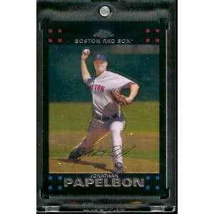  2007 Topps Chrome #117 Jonathan Papelbon Boston Red Sox 