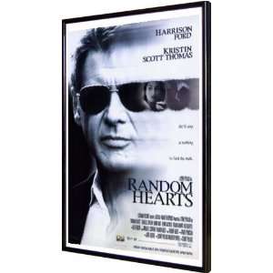  Random Hearts 11x17 Framed Poster: Home & Kitchen