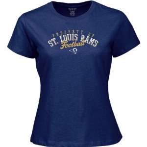  St. Louis Rams Womens Prime Time Property Of Tee: Sports 
