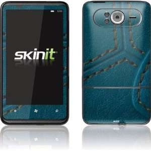  Leather Stitch Blue Berry skin for HTC HD7 Electronics