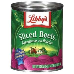 Libbys Sliced Beets, 8.25 oz Cans, 12 ct:  Grocery 