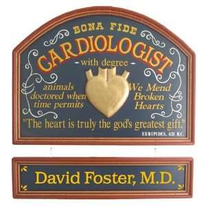  Personalized Cardiologist Custom Wall Sign Pub Sign: Home 