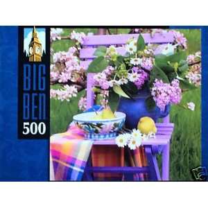   : Big Ben 500 Piece Puzzle   Lilac and Pear Still Life: Toys & Games