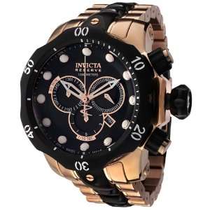  Invicta Mens 5728 Reserve Collection Black Ion Plated and 