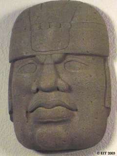 Relief of OLMEC GIANT HEAD 1, The KING Vera Cruz 1000BC  