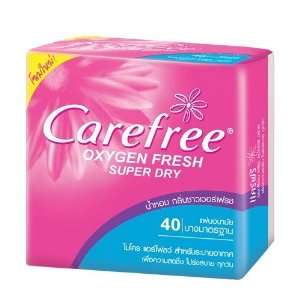  Carefree oxygen super dry 40 pieces.: Health & Personal 
