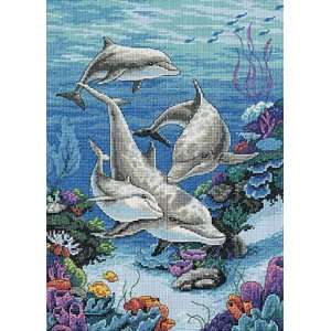   Counted Cross Stitch, The Dolphins Domain: Arts, Crafts & Sewing