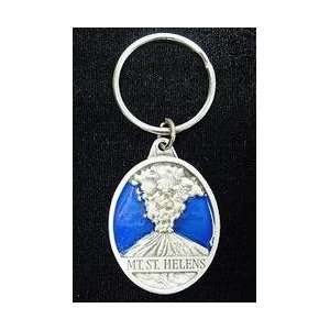  Pewter Key Ring   Mt. St. Helens: Home & Kitchen