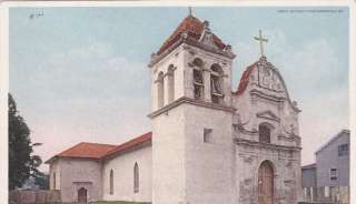 San Carlos Mission Monterey CA vintage postcard  