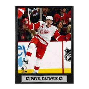  Pavel Datsyuk Photograph Nested on a 9x12 Plaque: Home 