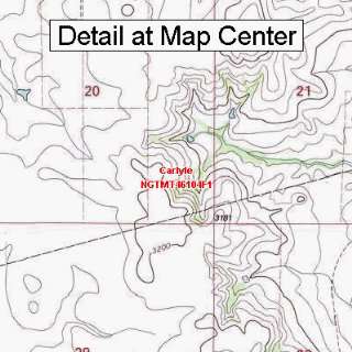   Map   Carlyle, Montana (Folded/Waterproof): Sports & Outdoors