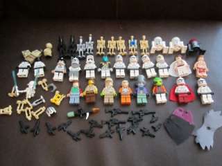 Lego Star Wars Minifigs & Accessory Lot Leia R2D2 Luke Stormtrooper 