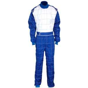   Race Gear 10003615 Blue/White X Small Level 1 Karting Suit Automotive