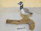 VTG Carved Wooden Canada Goose on Driftwood Figurine 5.5 x7  