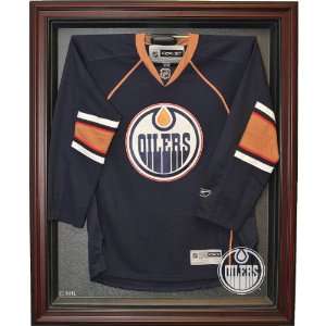  Caseworks Edmonton Oilers Mahogany Jersey Display Case 