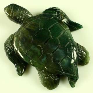 L15860 Carved Indian Agate Turtle figurine  