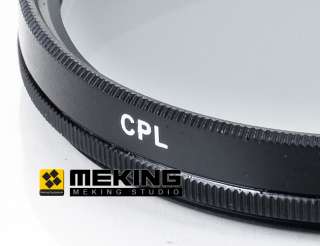 Meking 58mm CPL Polarizing Lens Filter Canon 1100D,1000D,600D,550D 