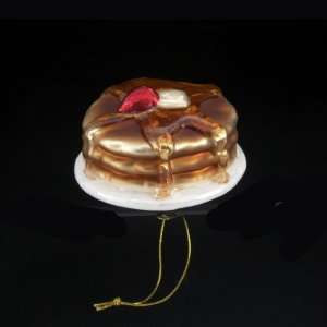  8 Noble Gems Coffee Break Glass Pancake Stack with Syrup 