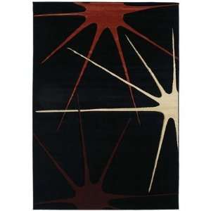  Contours Starscape Onyx Contemporary Rug Size Runner 27 