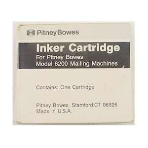  PITNEY BOWES 6200 POSTAGE METER INK RED: Electronics