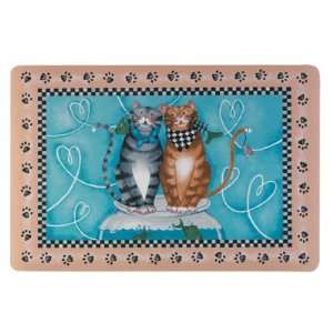  Meow Cat Cushioned Comfort Anti Fatigue Padded Throw Area Rug 