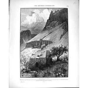   Palestine 1881 Cliffs Engedi Limestone Rock Mountains: Home & Kitchen