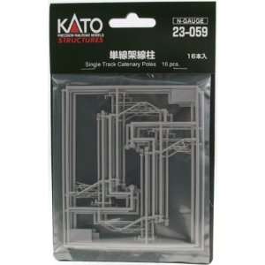  Kato 23059 Single Track Catenary Poles (16) Toys & Games