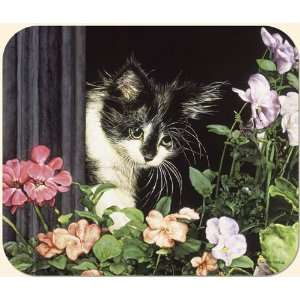  First Spring Cat Mouse Pad by Fiddlers Elbow: Office 