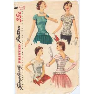   Pattern Womens Overblouse Size 16 Bust 34 Arts, Crafts & Sewing