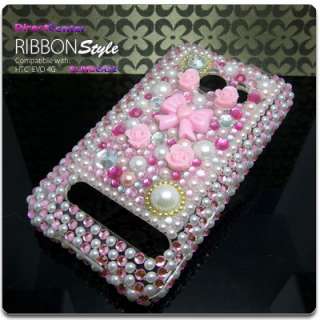 BLING Hard Case Snap On Cover Sprint HTC EVO 4G  