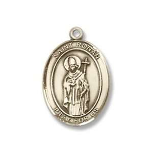 St. Ronan Small 14kt Gold Medal