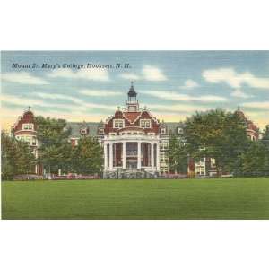  1940s Vintage Postcard Mount St. Marys College   Hooksett 