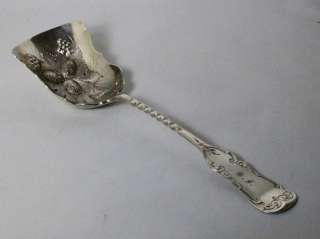 Wendell & Feltman, Albany, NY 1855 60 coin silver cracker/berry spoon 
