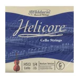   Helicore Cello G String, 1/2 Size   Medium Musical Instruments